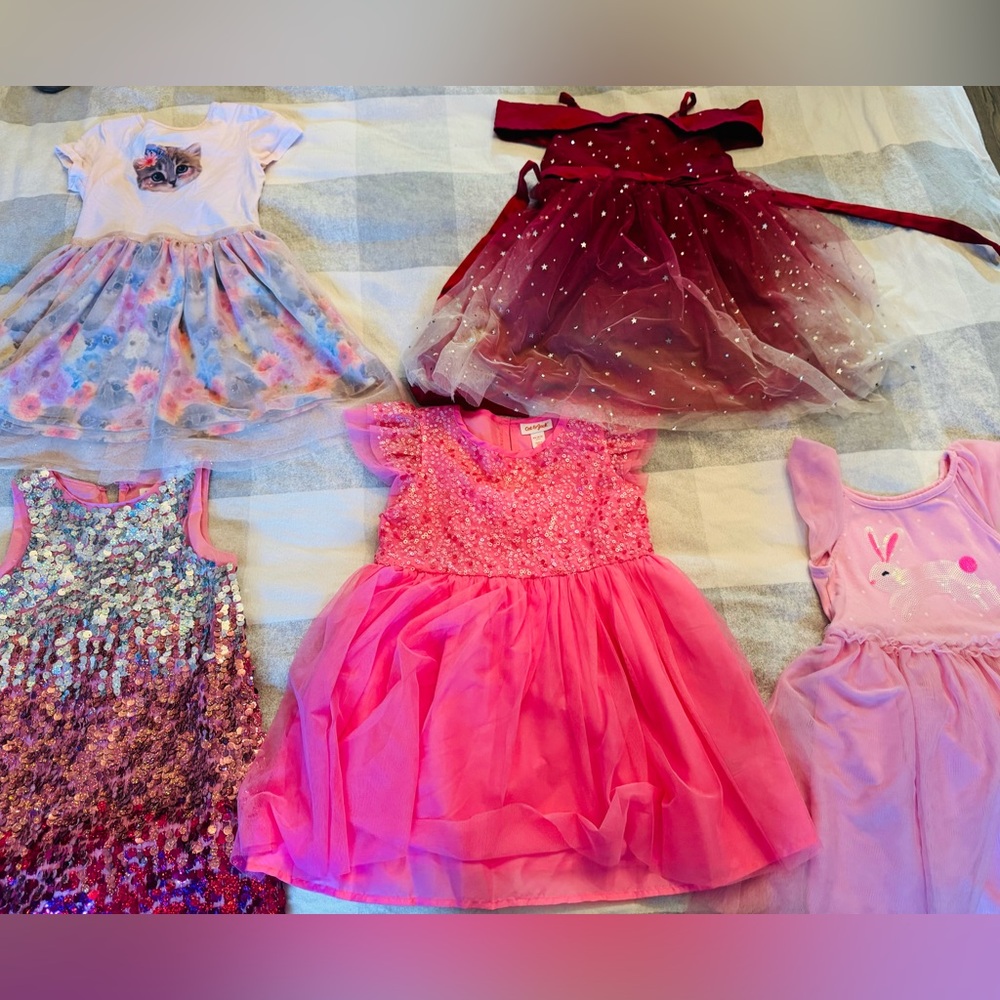 Lot of 5 dresses size5-6 H&M, Cat& Jack
